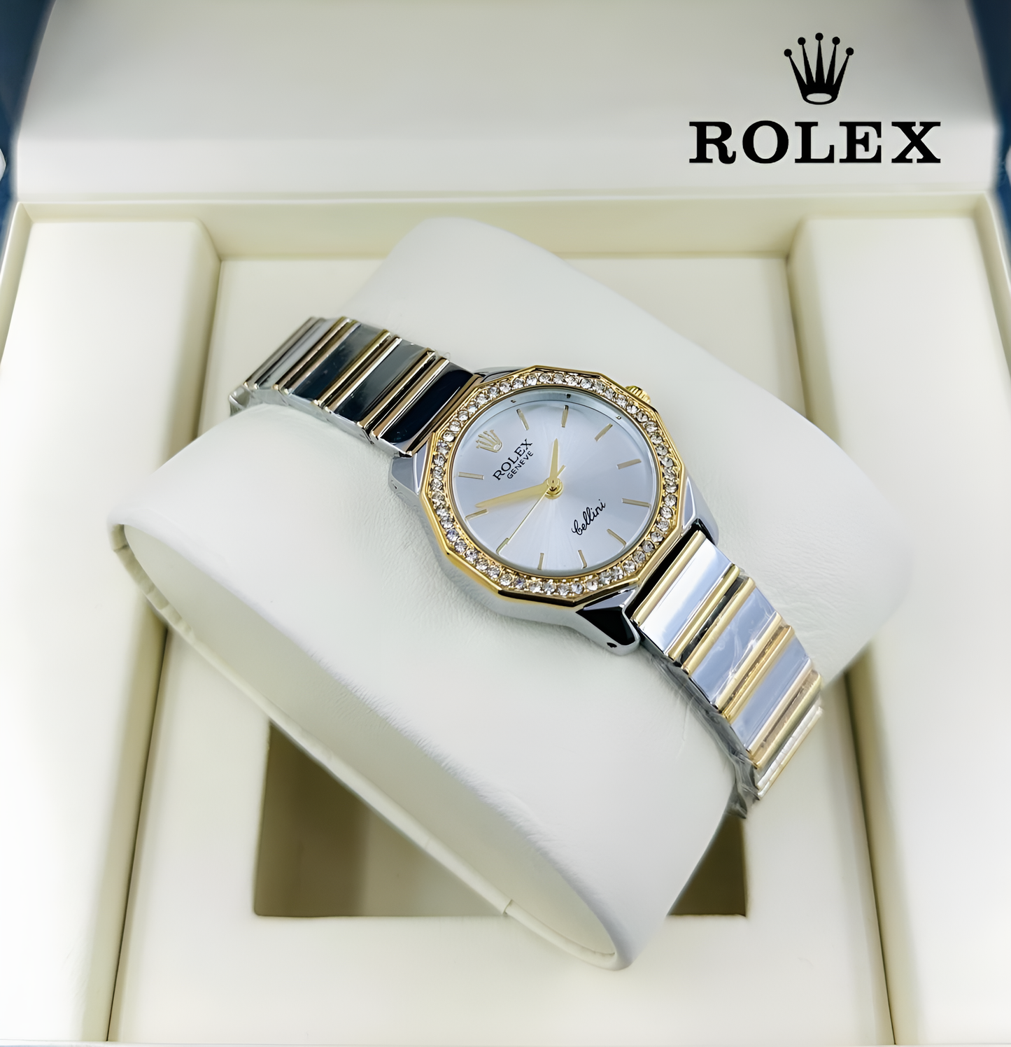Rolex Geneve Luxury Women Watch