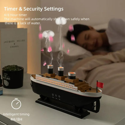 Titanic Shape Air Humidifier (مرطب هواء بشكل سفينة التايتنك)