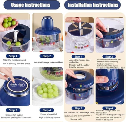 Electric Fruit Peeling Machine (آلة تقشير الفواكه الكهربائية)