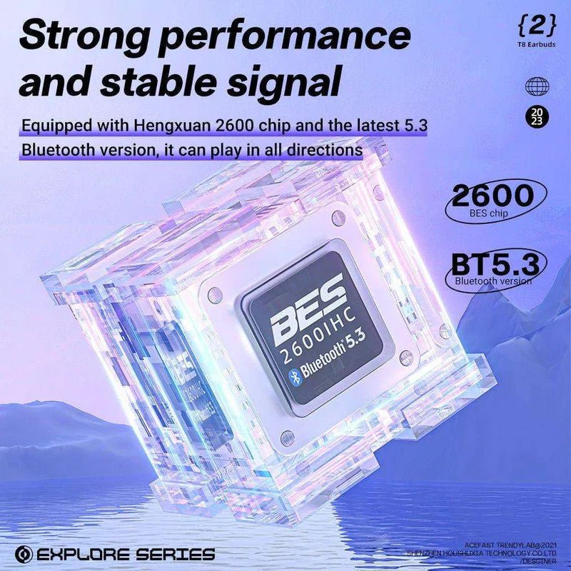 ACEFAST T8 Crystal (2) Wireless Earbuds